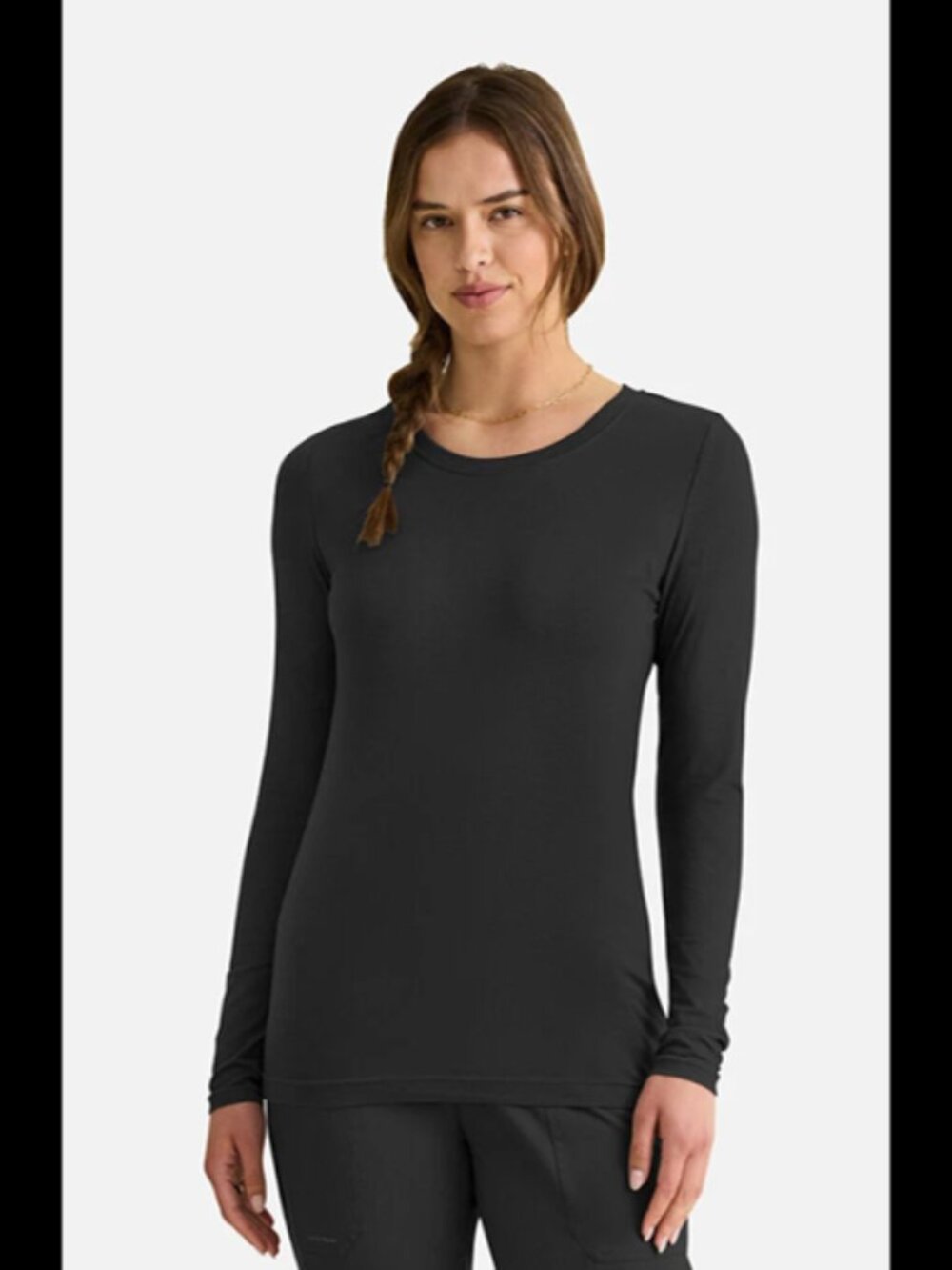 Healing Hands Women's Melissa Long Sleeve Knit Tee Underscrub (XL)